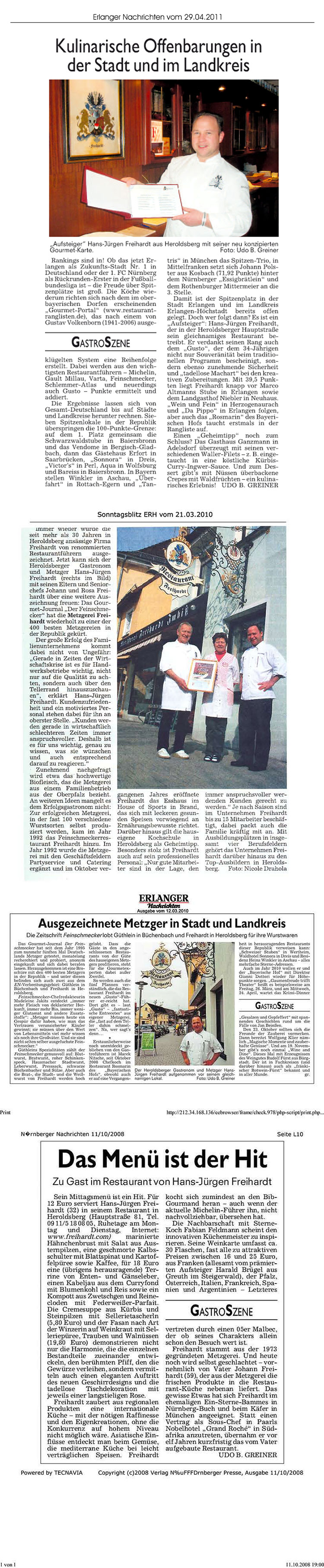 Kulinarische Offenbarungen in der Stadt und im Landkreis