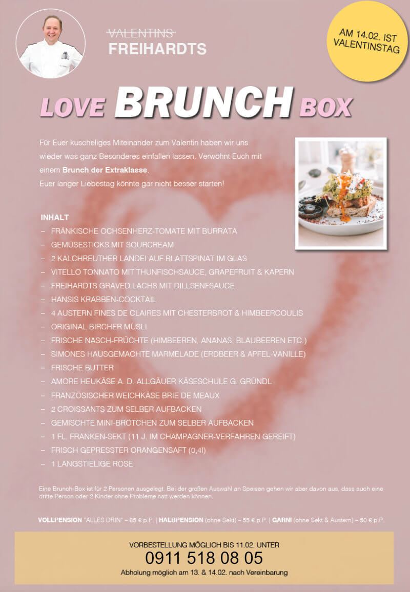 Valentins Brunch Box